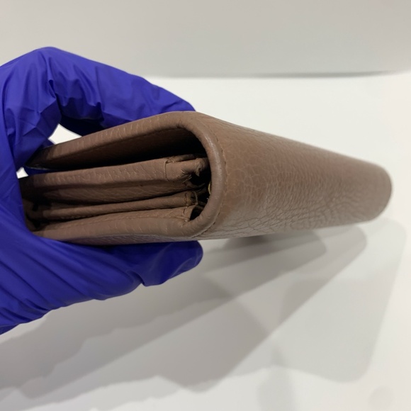 Gucci Pink Guccissima GG Clutch Sku#85436(Gently used,snap loose, missing strap) - Picture 6 of 15